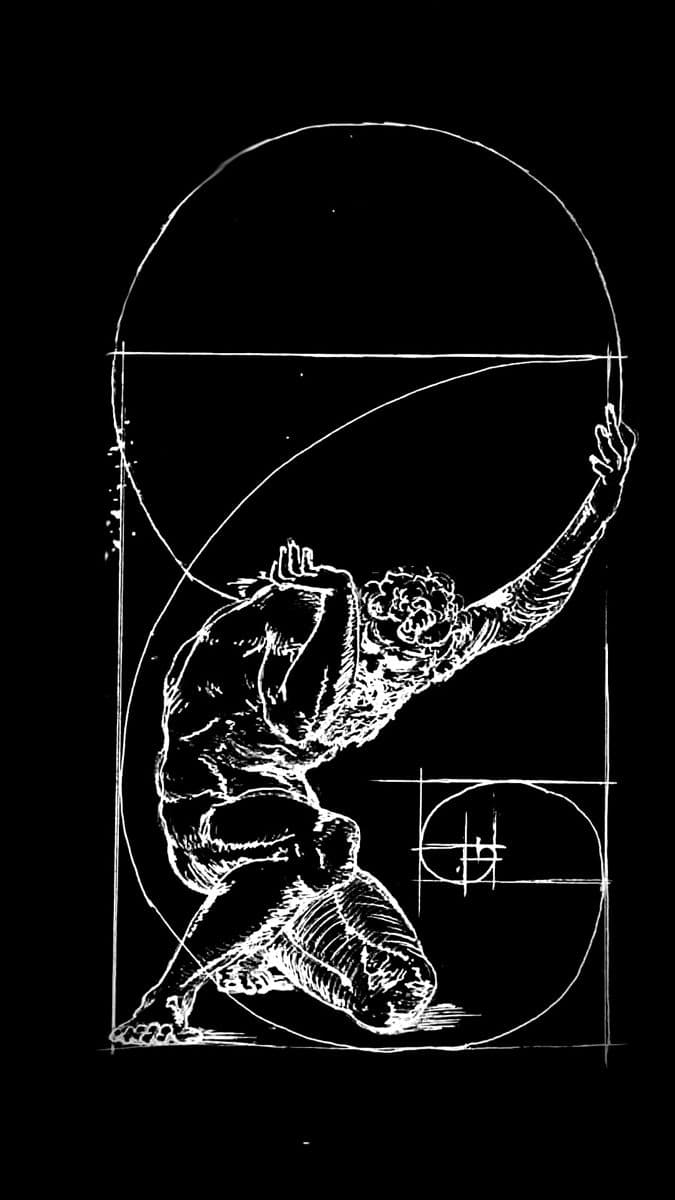 engraved religious figure