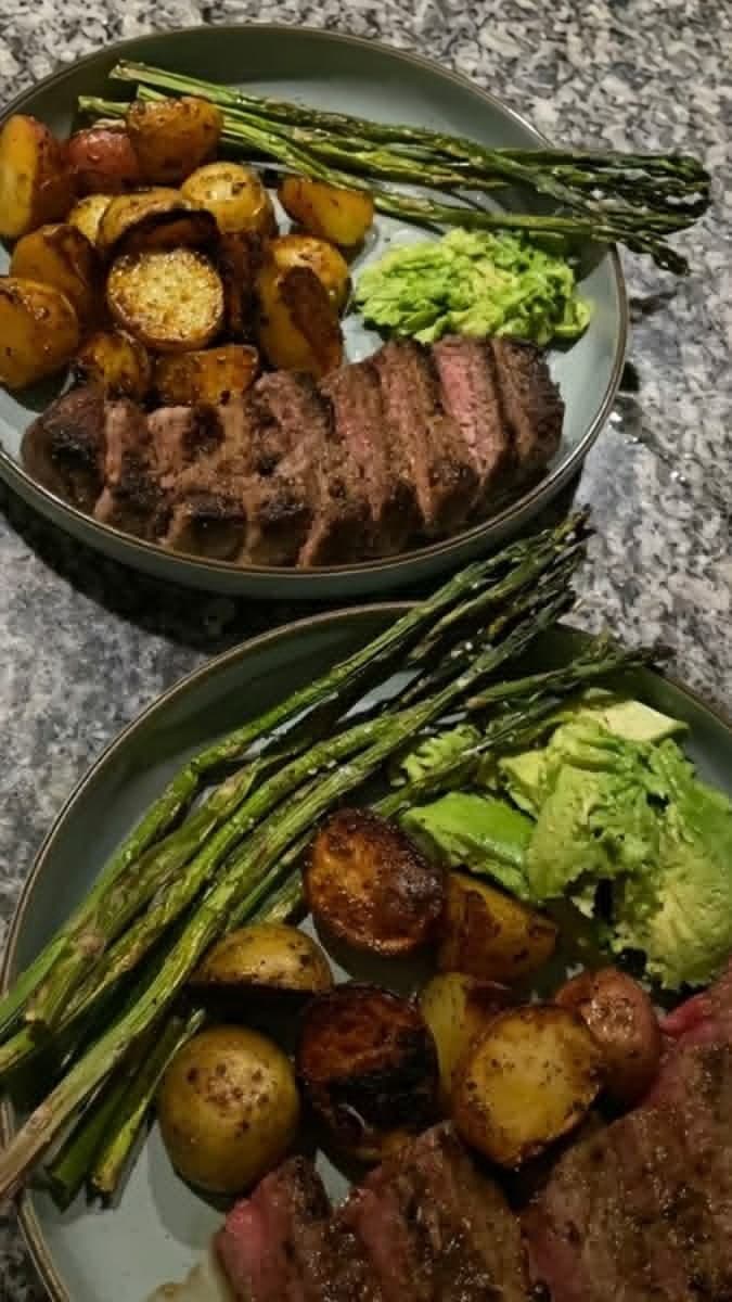 grilled food plate