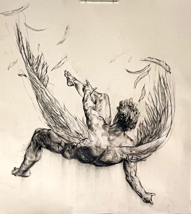 athletic figure sketch