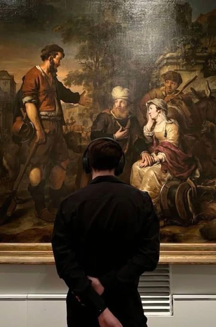 classical figures scene