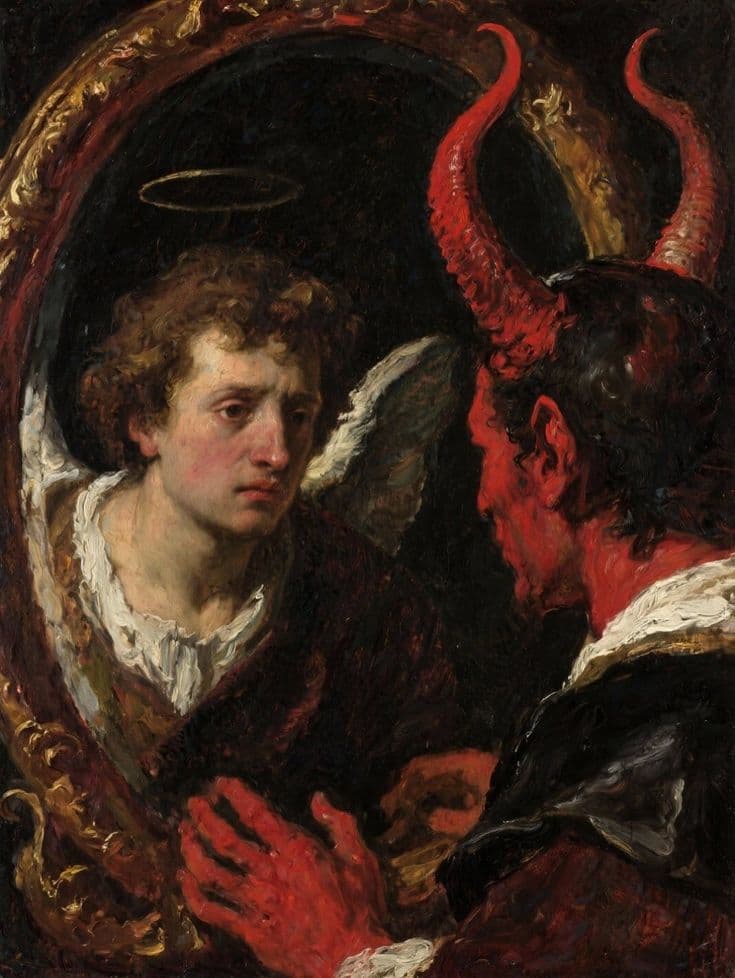 classical figures painting
