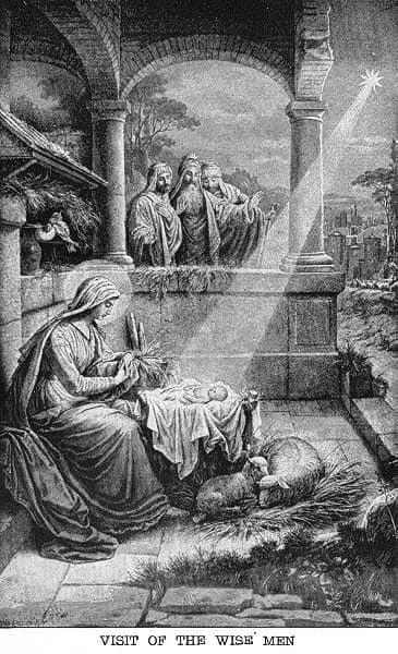classical crowd engraving