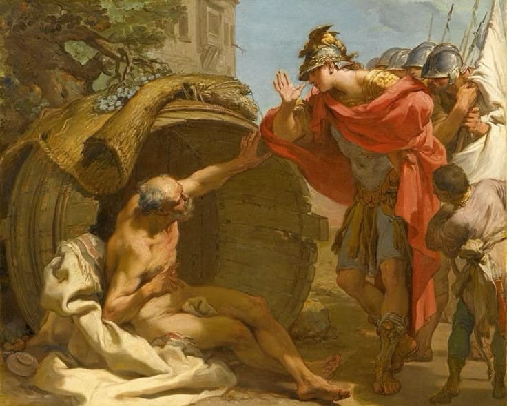 classical figures scene