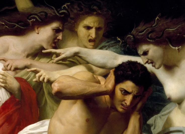 classical figures scene
