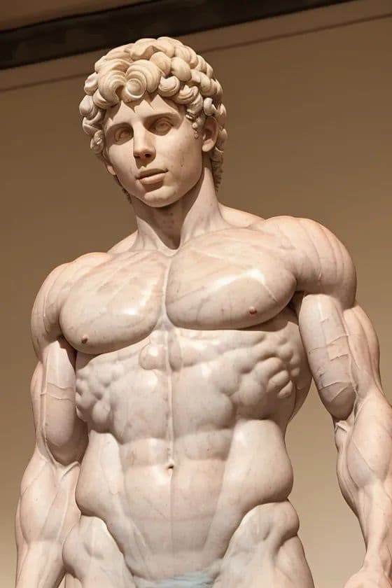 classical marble statue